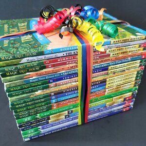 MAGIC TREE HOUSE & MERLIN MISSION LOT OF 20 BOOKS MARY POPE OSBORN WITH STICKERS